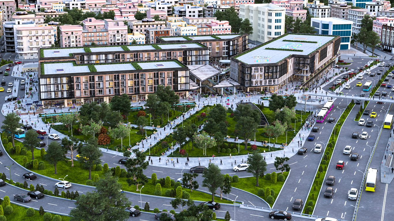 TORKAM İNŞAAT E-5 MEYDAN ŞATIŞ OFİSİ PROJESİ